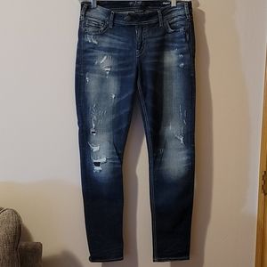 Silver brand Tuesday mid skinny jean
